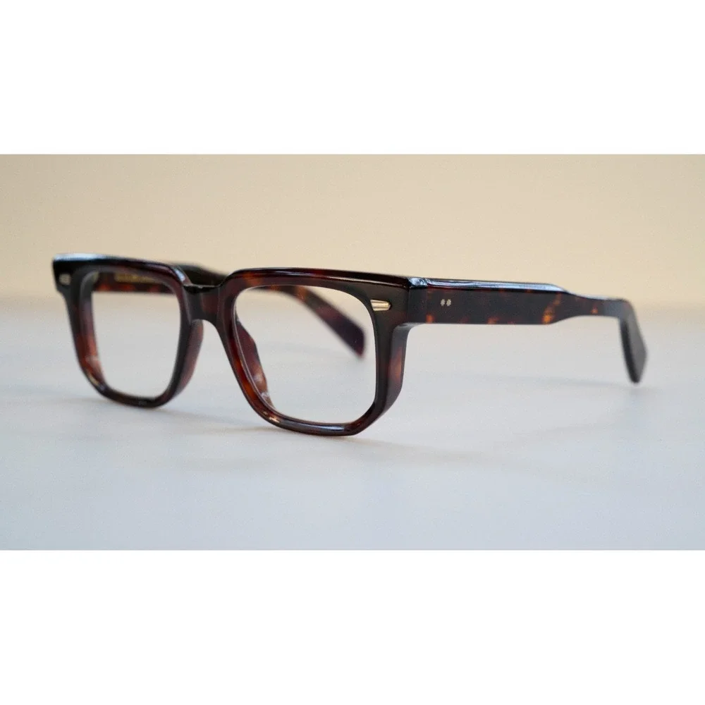 Cutler and Gross 1410 02 51-19-145 Square Glasses Eyeglasses Frame Tortoiseshell